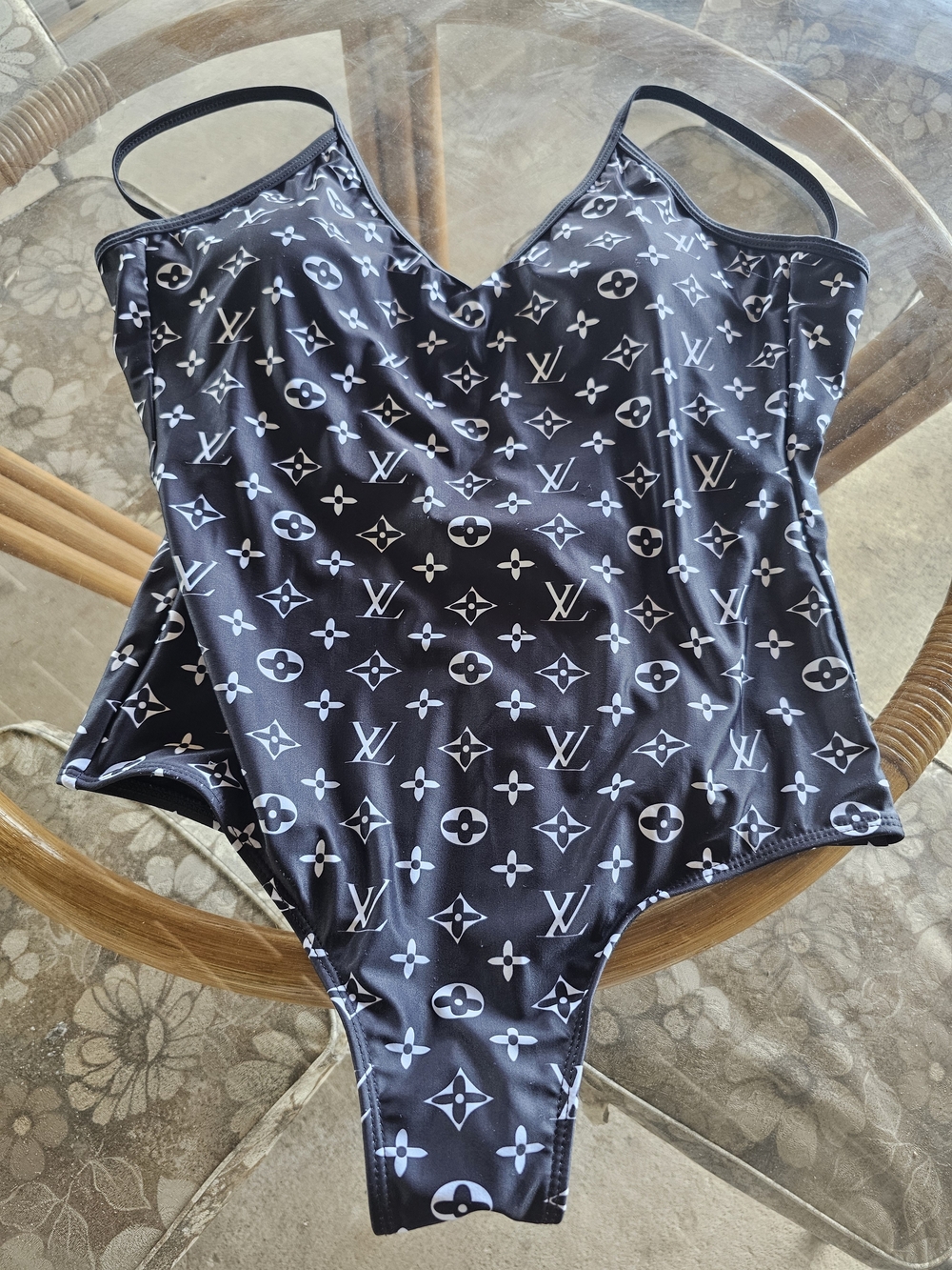 Louis Vuitton Black Monogram Suimsuit
